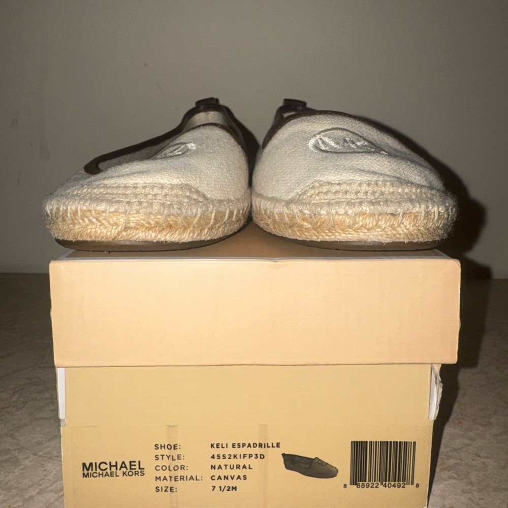 Michael Kors Natural Canvas Espadrilles - Picture 6 of 6